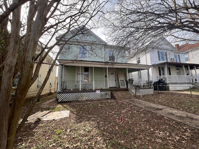 1711 Floyd St, Lynchburg, VA 24501 - view of front of home featuring a porch
