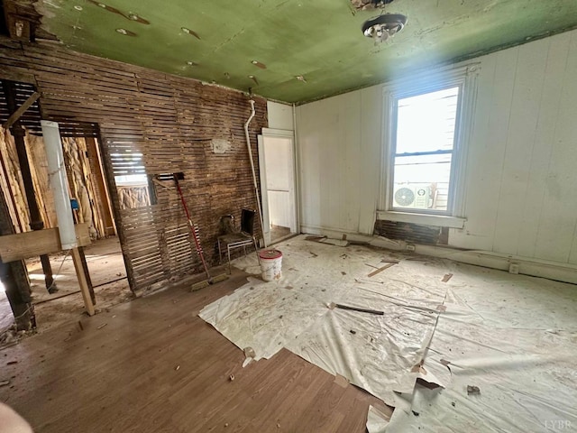 1711 Floyd St, Lynchburg, VA 24501 - unfurnished living room with wood finished floors