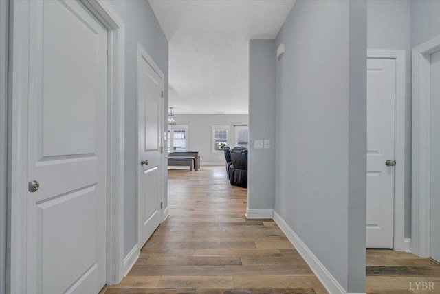 1270 Hupps Hill Ln, Forest, VA 24551 - corridor featuring light wood finished floors and baseboards
