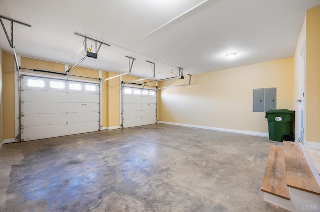 1060 Governors Ln, Forest, VA 24551 - garage with a garage door opener, electric panel, and baseboards