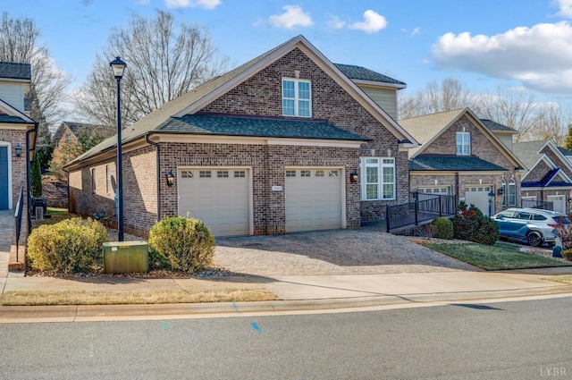 1060 Governors Ln, Forest, VA 24551 - view of front facade featuring driveway, roof with shingles, and brick siding