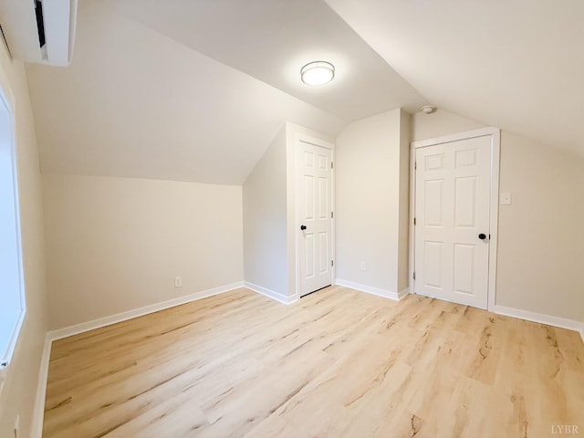 13273 Leesville Rd, Lynch Station, VA 24571 - bonus room featuring vaulted ceiling, light wood-style floors, and baseboards