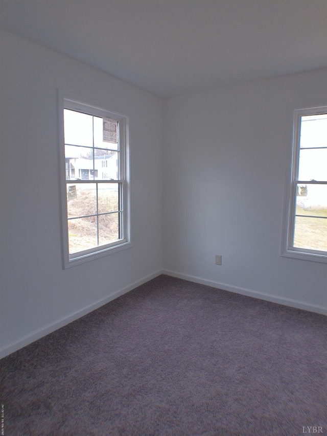 192 Main St, Madison Heights, VA 24572 - spare room with healthy amount of natural light, carpet, and baseboards