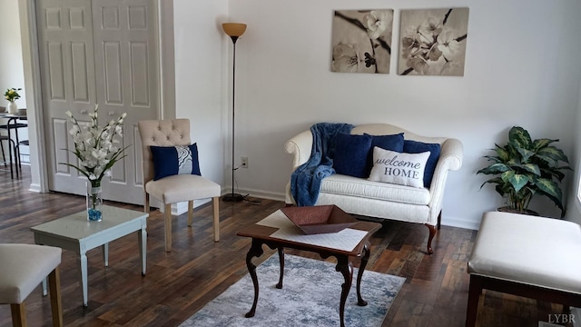 192 Main St, Madison Heights, VA 24572 - living area featuring wood finished floors and baseboards
