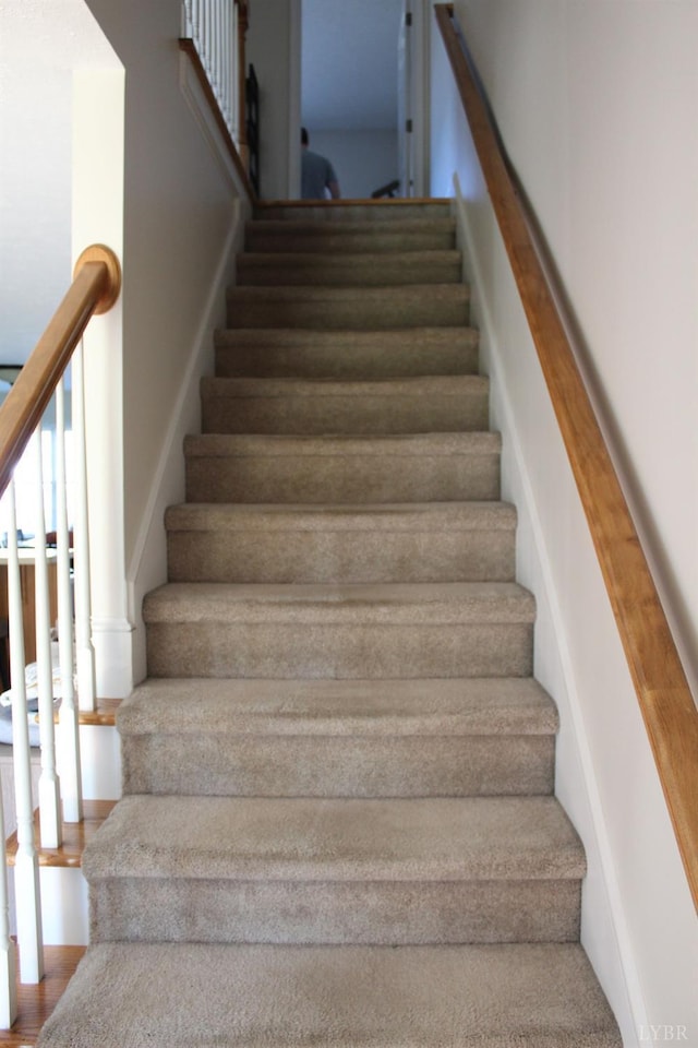 224 Duncraig Dr, Lynchburg, VA 24502 - staircase with wood finished floors