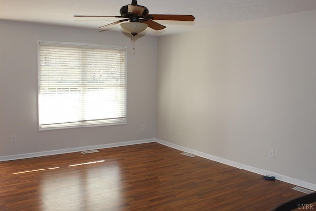 224 Duncraig Dr, Lynchburg, VA 24502 - spare room featuring a ceiling fan, plenty of natural light, and wood finished floors