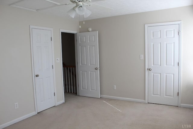 224 Duncraig Dr, Lynchburg, VA 24502 - unfurnished bedroom featuring light colored carpet, baseboards, and ceiling fan