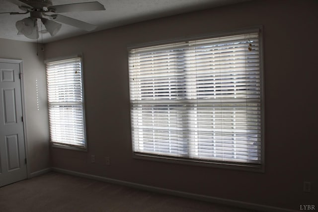 224 Duncraig Dr, Lynchburg, VA 24502 - unfurnished room with carpet, ceiling fan, and baseboards