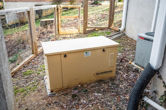 3756 Woodside Ave, Lynchburg, VA 24503 - exterior view of a power unit and cooling unit