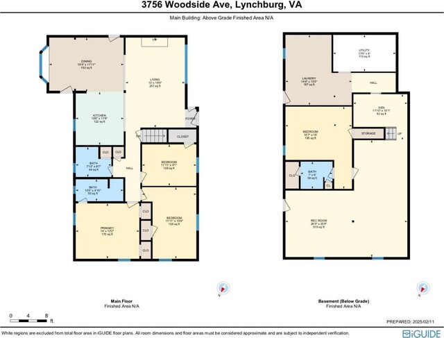 3756 Woodside Ave, Lynchburg, VA 24503 - room layout