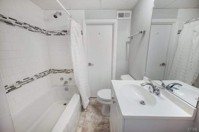 3756 Woodside Ave, Lynchburg, VA 24503 - bathroom with toilet, shower / tub combo, and vanity