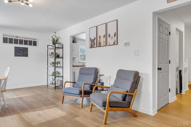 268 Leftwich Rd, Madison Heights, VA 24572 - sitting room featuring light wood finished floors