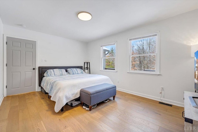 268 Leftwich Rd, Madison Heights, VA 24572 - bedroom featuring light wood-type flooring and baseboards