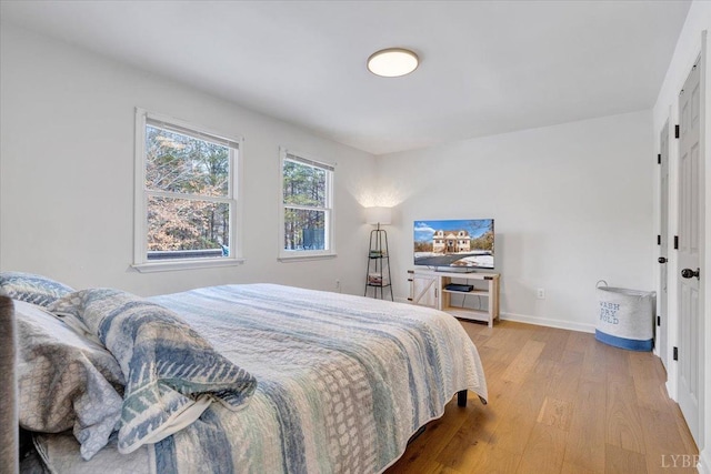 268 Leftwich Rd, Madison Heights, VA 24572 - bedroom featuring wood finished floors and baseboards