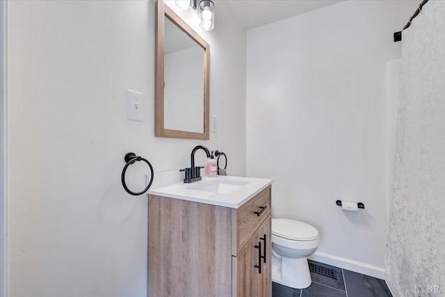 268 Leftwich Rd, Madison Heights, VA 24572 - bathroom with vanity and tile patterned flooring