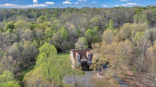 268 Leftwich Rd, Madison Heights, VA 24572 - aerial view of property and surrounding area featuring a forest