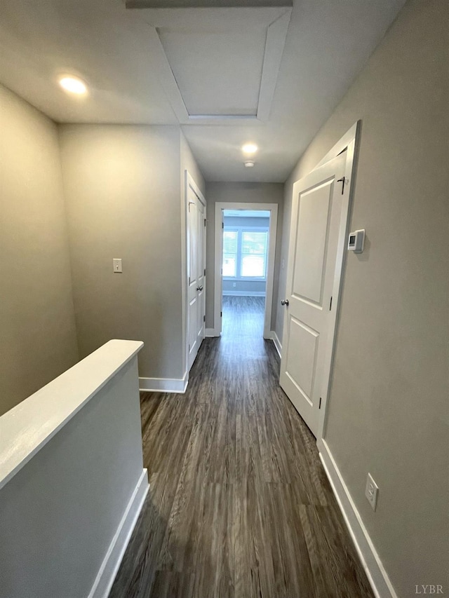 67 Warwick Dr, Lynchburg, VA 24501 - corridor featuring dark wood-type flooring