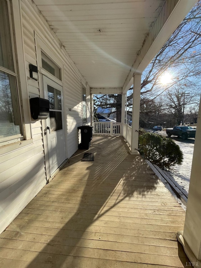 307 Stafford St, Lynchburg, VA 24501 - wooden deck with a porch