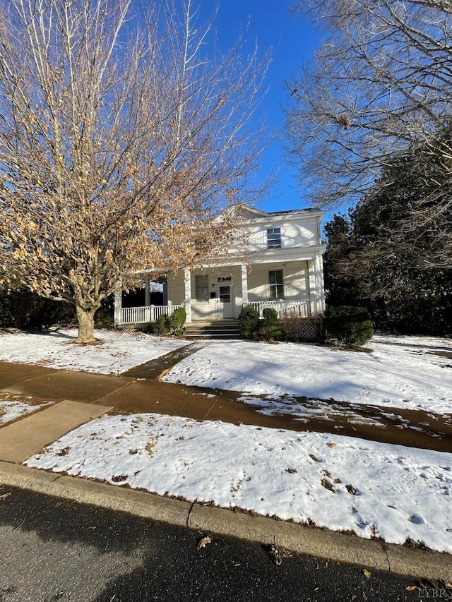 307 Stafford St, Lynchburg, VA 24501 - obstructed view of property featuring covered porch