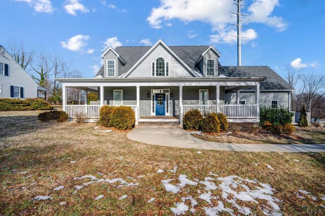 4802 Old Boonsboro Rd, Lynchburg, VA 24503 - farmhouse-style home with covered porch