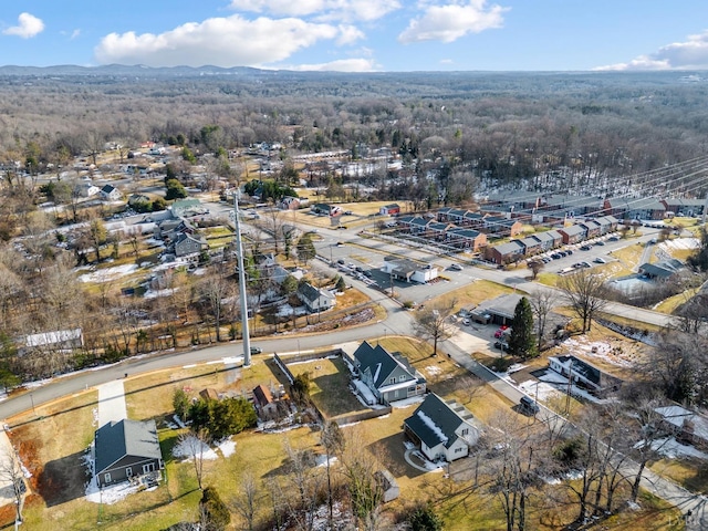 4802 Old Boonsboro Rd, Lynchburg, VA 24503 - aerial view of property and surrounding area with a heavily wooded area and nearby suburban area