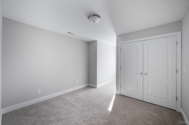 4802 Old Boonsboro Rd, Lynchburg, VA 24503 - unfurnished bedroom with carpet floors, baseboards, and a closet