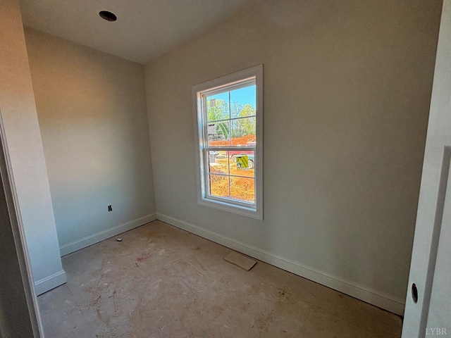 3 Live Oak Dr, Forest, VA 24551 - empty room with unfinished concrete floors and baseboards