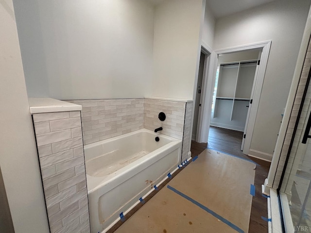 3 Live Oak Dr, Forest, VA 24551 - full bath with a garden tub, wood finished floors, and a spacious closet