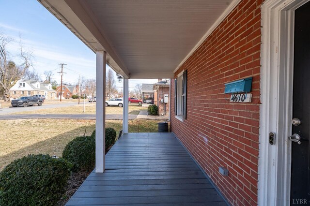4610 Alabama Ave, Lynchburg, VA 24502 - wooden terrace with a yard and a porch
