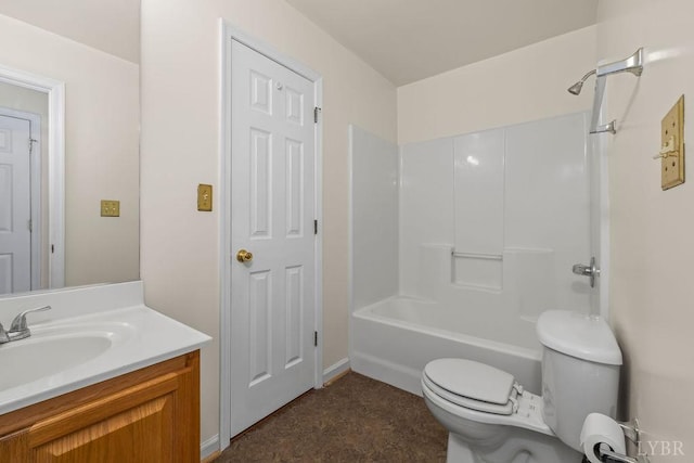 302 Pilot View Rd, Concord, VA 24538 - full bath with toilet, vanity, and  shower combination