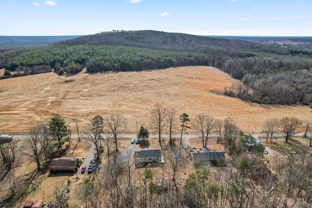 302 Pilot View Rd, Concord, VA 24538 - aerial view of sparsely populated area with a heavily wooded area
