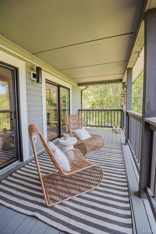 1926 Canterbury Ct Unit 301, Lynchburg, VA 24503 - wooden terrace featuring a porch
