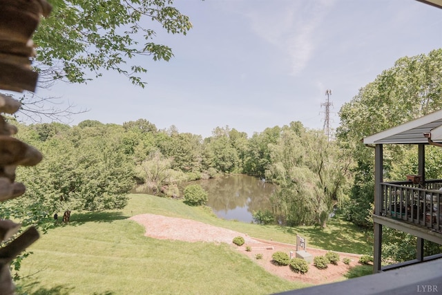 1926 Canterbury Ct Unit 301, Lynchburg, VA 24503 - exterior space featuring a water view and a yard