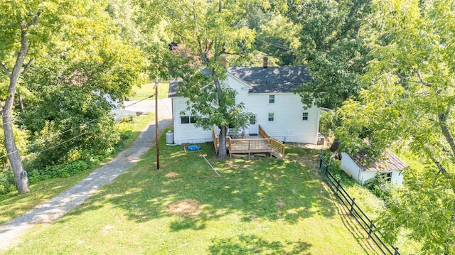 1038 Valencia Dr, Huddleston, VA 24101 - aerial view of property and surrounding area