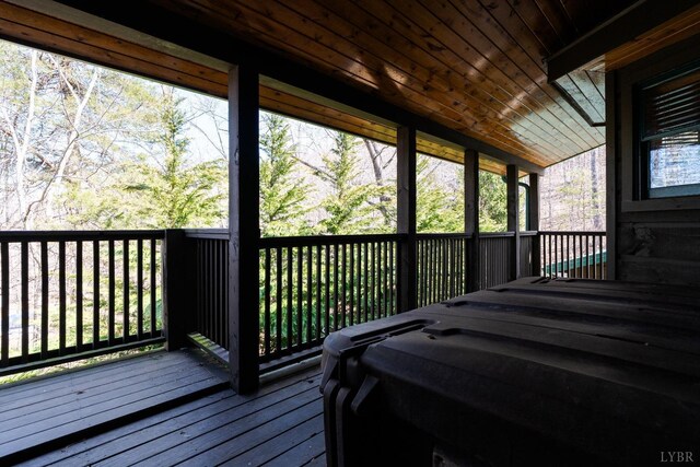 1582 Venturous Trl, Goode, VA 24556 - view of wooden terrace