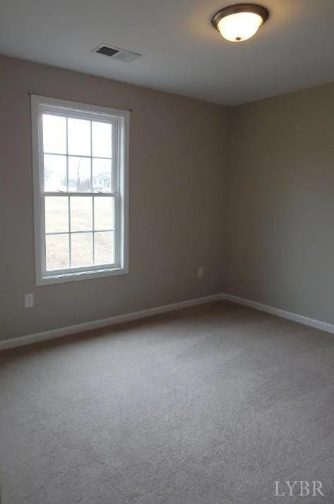 289 Todd Ln, Madison Heights, VA 24572 - unfurnished room with baseboards, carpet flooring, and plenty of natural light