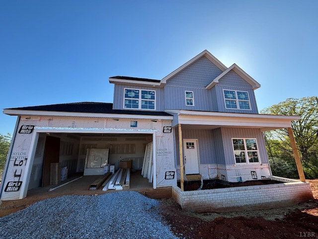 4 Live Oak Dr, Forest, VA 24551 - property under construction featuring a porch and driveway