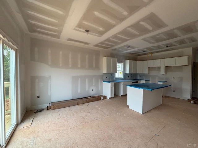 4 Live Oak Dr, Forest, VA 24551 - kitchen with white cabinets and a center island