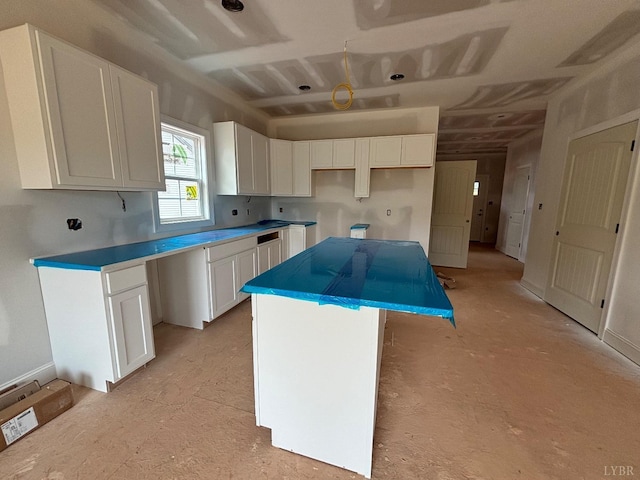4 Live Oak Dr, Forest, VA 24551 - kitchen featuring visible vents, white cabinets, and a center island