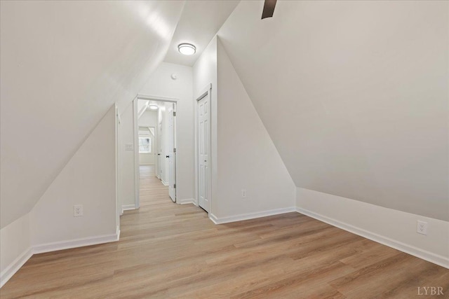 119 Ves Rd, Lynchburg, VA 24503 - additional living space featuring lofted ceiling, light wood finished floors, and baseboards