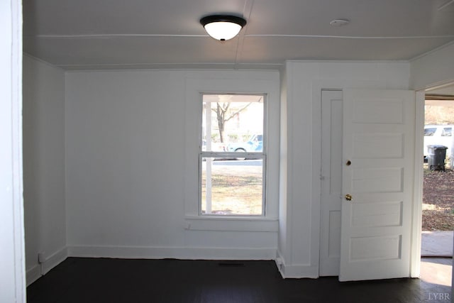 2127 Hanover St, Lynchburg, VA 24501 - interior space featuring baseboards and dark wood-style floors
