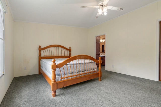 550 Mitchell Rd, Axton, VA 24054 - bedroom featuring carpet flooring, ornamental molding, and ensuite bathroom