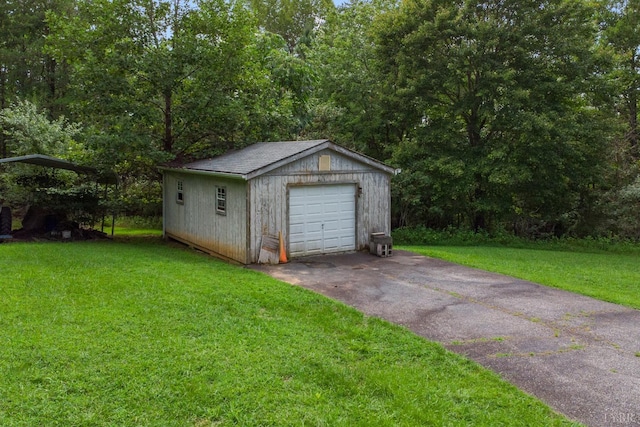 550 Mitchell Rd, Axton, VA 24054 - detached garage featuring aphalt driveway
