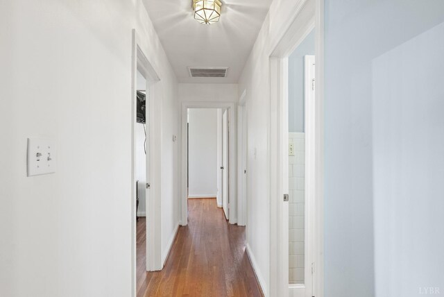 337 Virginia Ave, Appomattox, VA 24522 - hall with wood finished floors and baseboards