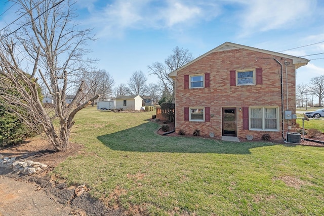 337 Virginia Ave, Appomattox, VA 24522 - view of property exterior with a yard and brick siding
