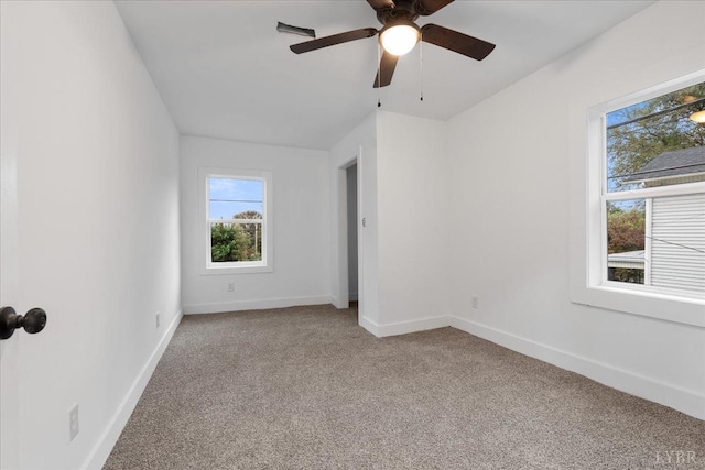623 Monroe St, Lynchburg, VA 24504 - unfurnished bedroom featuring carpet floors, baseboards, and ceiling fan