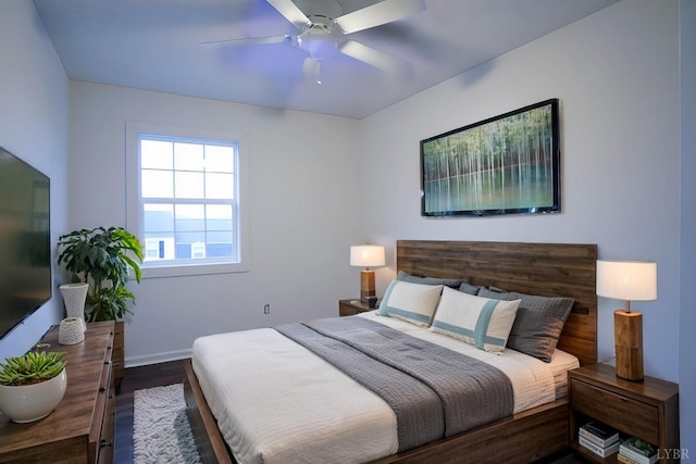 1417 Tunbridge Rd, Lynchburg, VA 24501 - bedroom featuring wood finished floors and ceiling fan