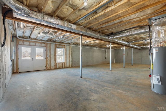 2135 Bellevue Rd, Forest, VA 24551 - basement with water heater