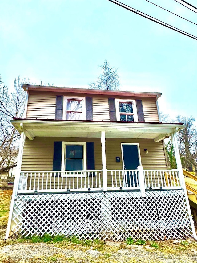 800 Spring St, Lynchburg, VA 24504 - view of front of property with a porch