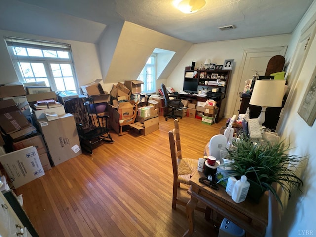807 Pershing Ave, Lynchburg, VA 24503 - office space featuring light wood-type flooring and lofted ceiling